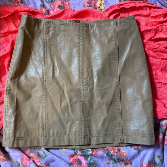 Free People Modern Femme vegan leather mini - Picture 2 of 8